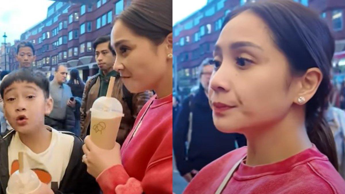 Aksi Nagita Slavina cicipi minuman lalu memberinya ke Mbak Lala dan Sus Rini jadi sorotan, ditegur Rafathar.