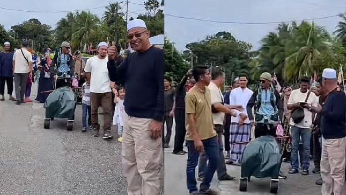 Aksi nekat dua bersaudara asal Malaysia ini viral, jalan kaki menuju ke Mekkah untuk menunaikan haji di tahun 2025