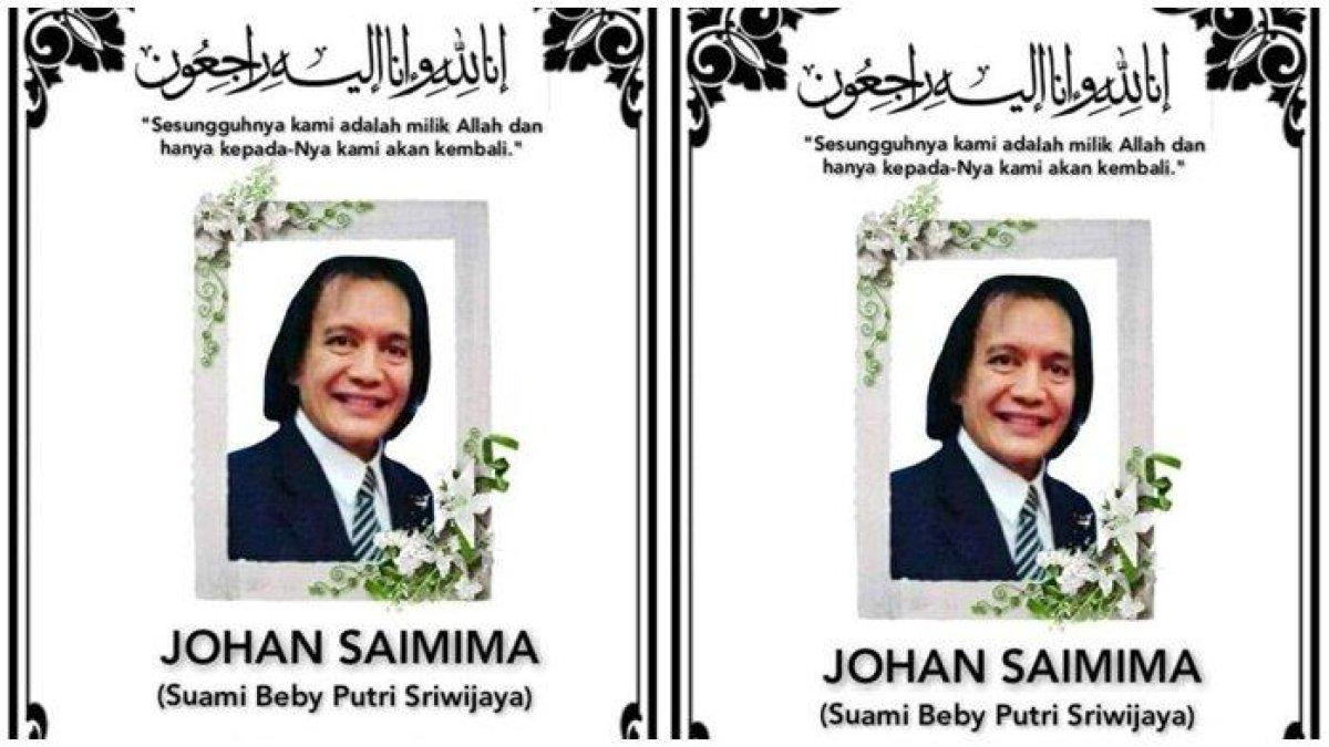 Aktor Laga Legendaris Johan Saimima Dikabarkan Meningga Dunia, Minggu (7/4/2024).