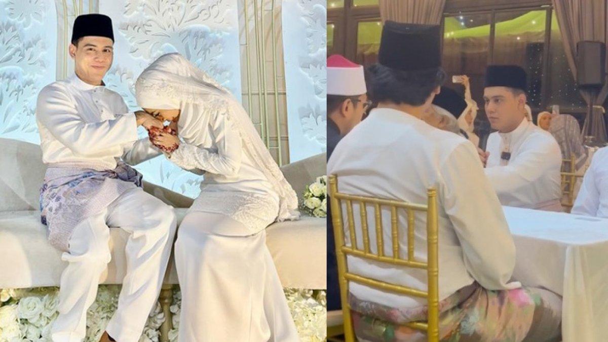 Aktor Malaysia Hafidz Roshdi menikah dengan Athira Yuhada