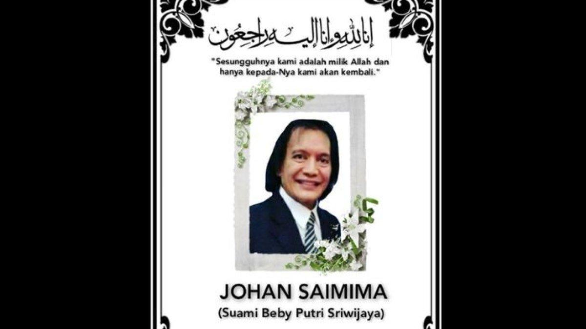 Aktor senior Johan Saimima meninggal dunia pada Minggu (7/4/2024).