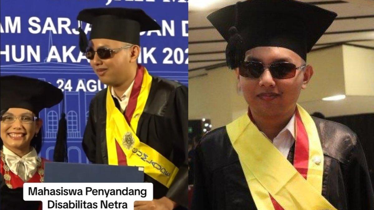 Alexander Farrel Rasendriyo Haryono, mahasiswa penyandang tuna netra UGM lulus cumlaude