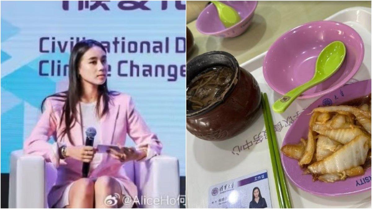 Alice Ho yang makan kol goreng dengan biaya makan Rp 17 ribu