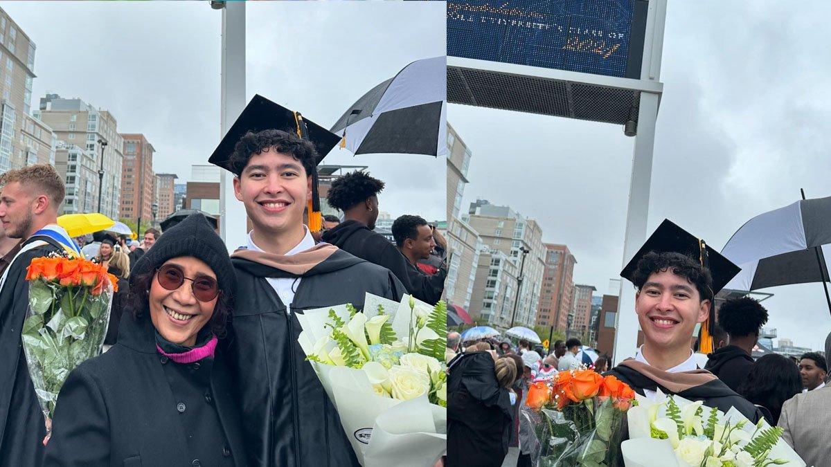 Alvy Xavier, Anak Susi Pudjiastuti wisuda vv