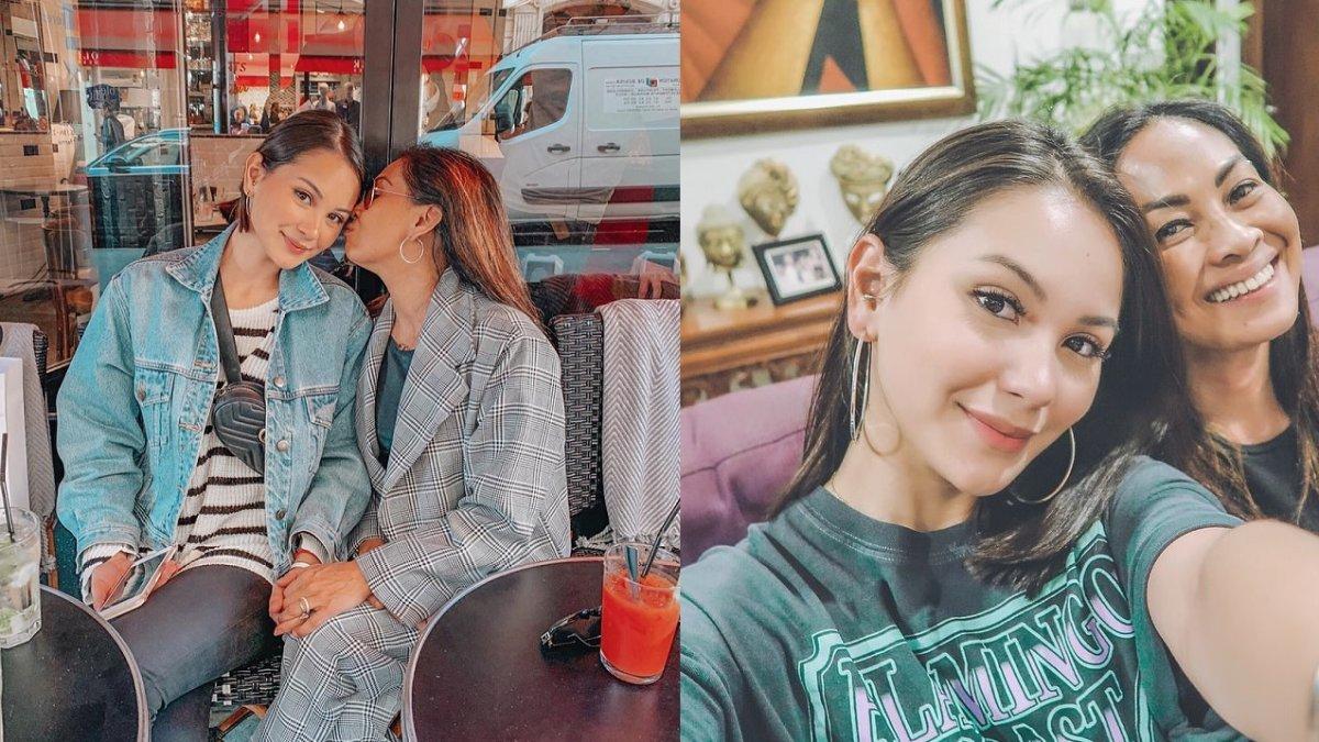 Alyssa Daguise bersama sang mama, Risa Dewi