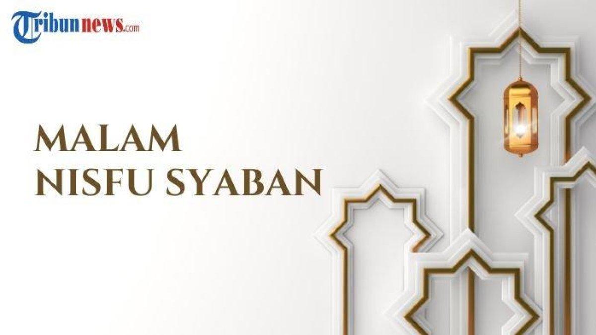 MALAM NISFU SYABAN - Grafis Malam Nisfu Syaban yang dibuat di Canva Premium pada Senin (3/2/2025). Berikut adalah tata cara sholat Nisfu Syaban dan bacaan doanya.