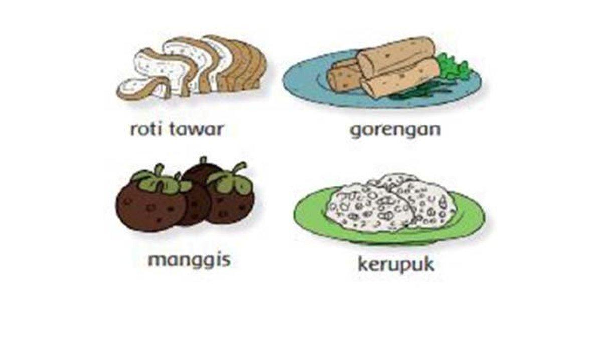 Amati gambar makanan yang disuguhkan tetangga baru Lani.