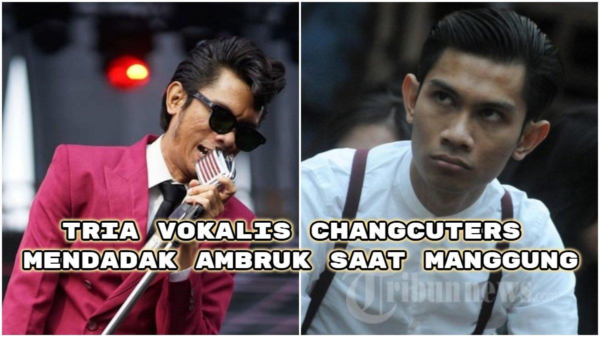 Ambruk saat manggung, Tria vokalis The Changcuters tak sadarkan diri kala tampil di Banjarbaru, promotor minta doa.