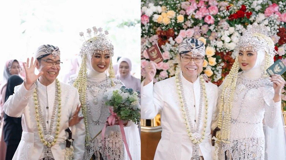 Amelia gadis asal Jabar yang dinikahi kakek pemilik toko emas curhat di medsos