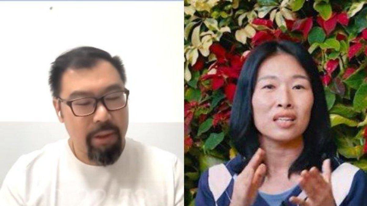 Aden Wong (kiri), dan Amy BMJ (kanan).