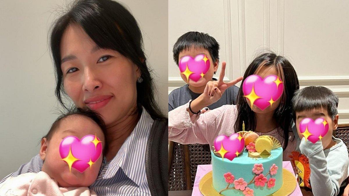 Amy dan keempat anaknya