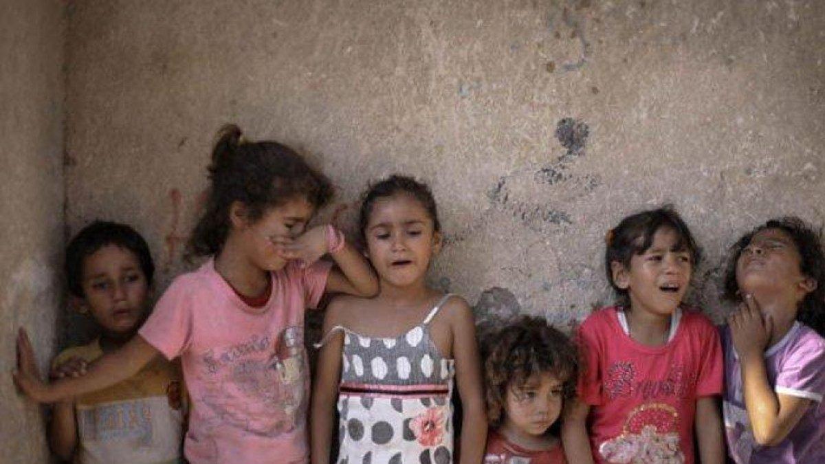 Ilustrasi anak-anak di Gaza