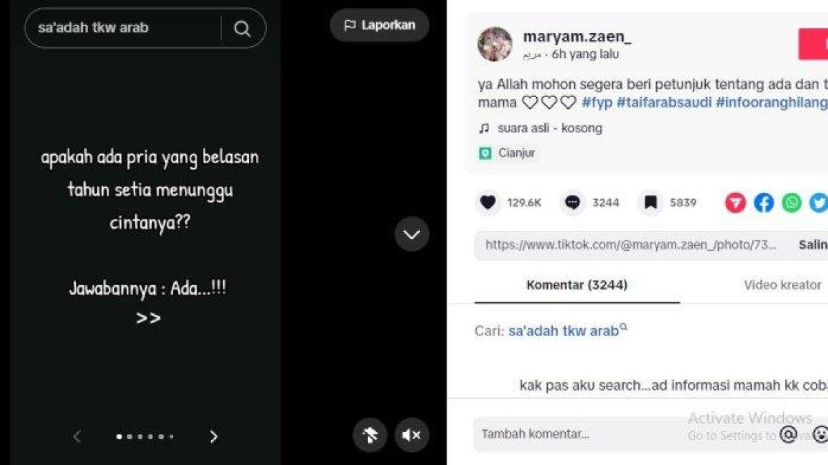 Anak mencari keberadaan ibunya yang telah 14 tahun hilang semenjak jadi TKW