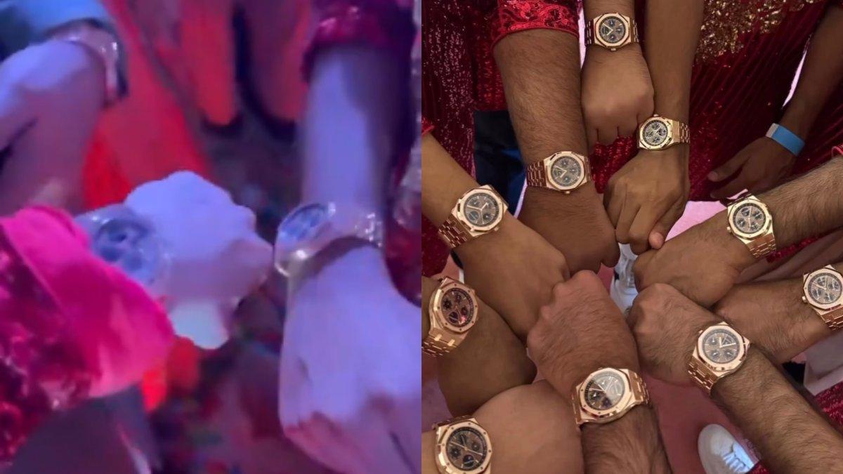 Anant Ambani beri hadiah jam tangan mewah ke para sahabatnya.