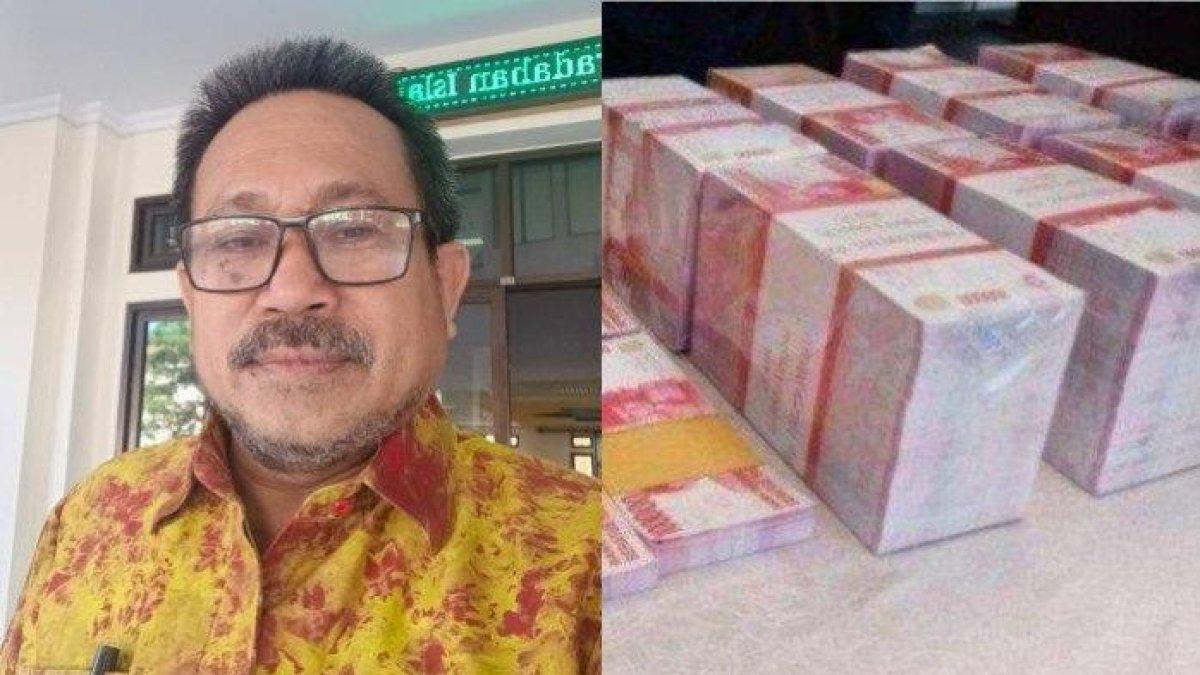 Andi Ibrahim dosen di UIN Alahudin Makassar terjerat peredaran uang palsu.