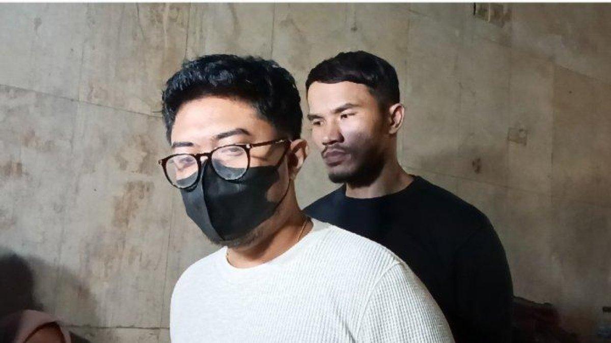 Angger Dimas saat ditemui di Polda Metro Jaya, Jakarta Selatan, Jumat (9/2/2024). 