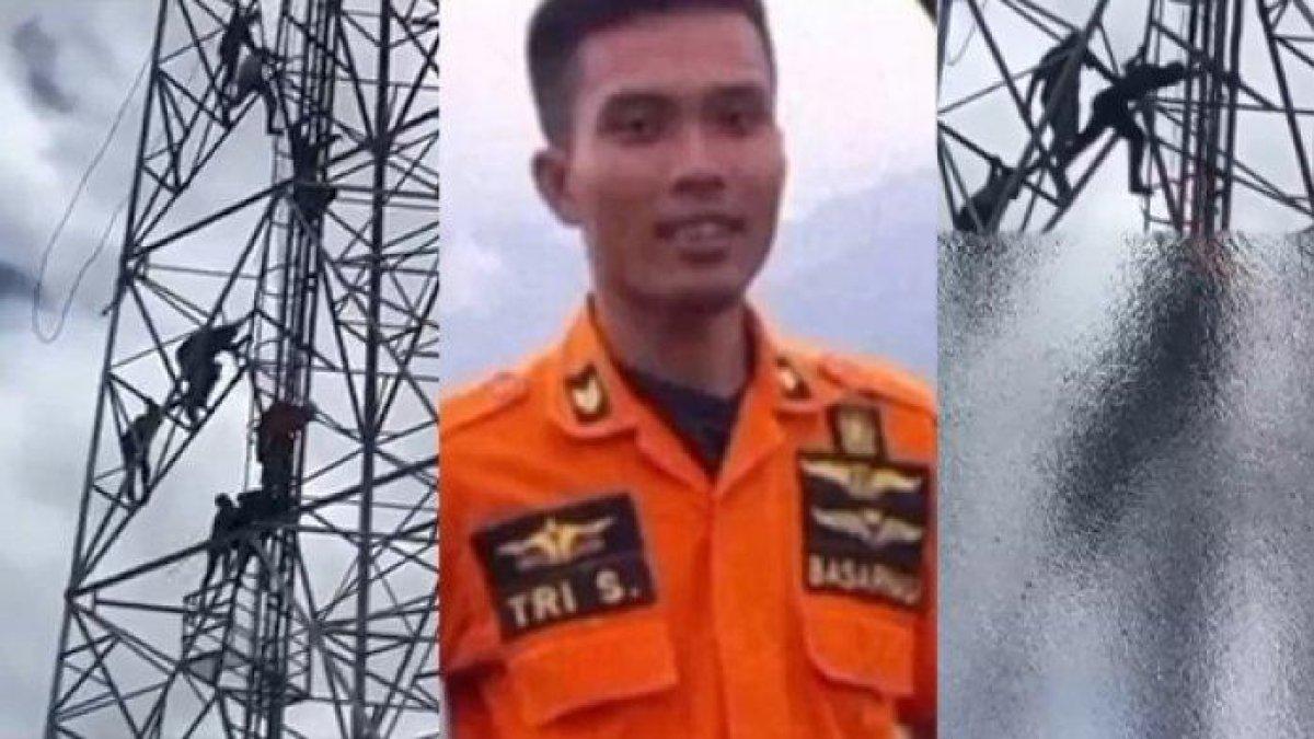 Anggota SAR tewas saat berupaya menyelamatkan warga yang hendak bunuh diri.