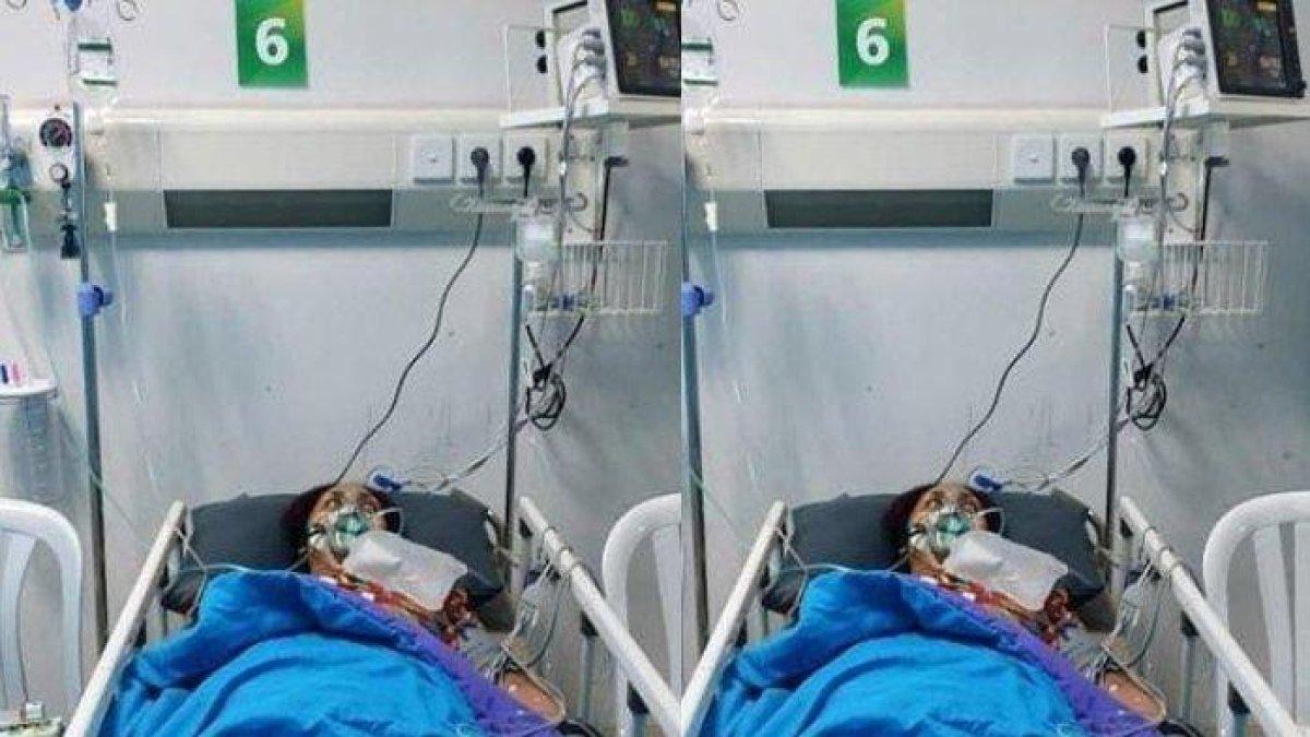 Anggota band yang menjalani perawatan di RSUD dr Soetomo Surabaya setelah menggung di salah satu hotel bintang 5.