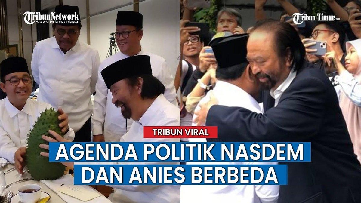 Anies Baswedan bawakan sirsak saat bertemu Surya Paloh