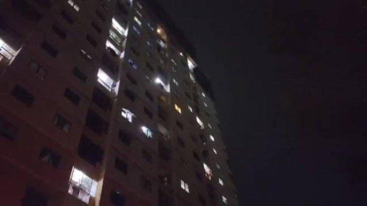 Apartemen lokasi kejadian bunuh diri satu keluarga di Penjaringan, Jakarta Utara, Sabtu (9/3/2023).