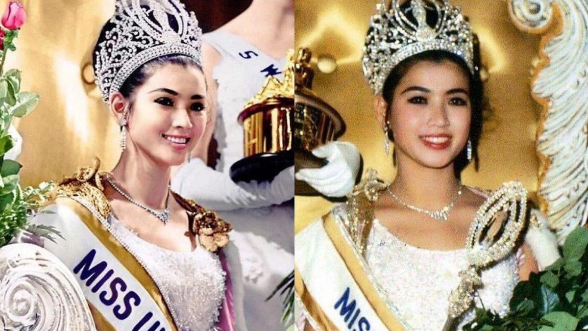 Apasara saat dinobatkan menjadi Miss Universe