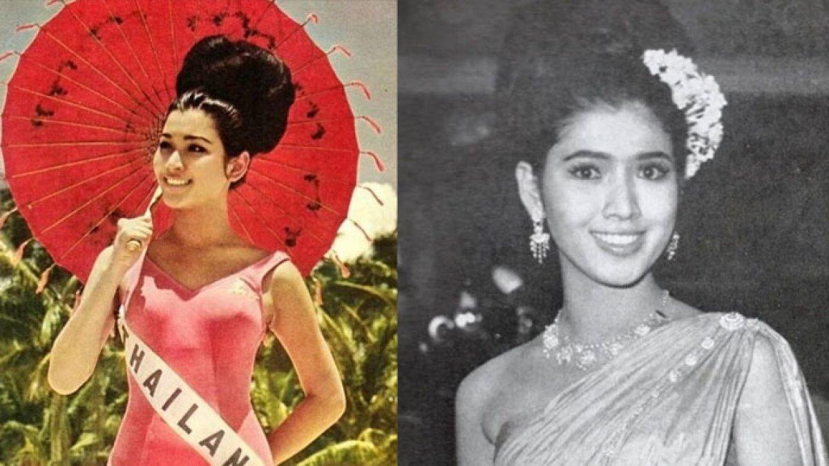 Apasra Hongsakula Miss Universe tahun 1964 dari Thailand