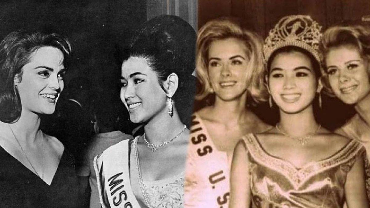 Apasra Hongsakula Miss Universe tahun 1964 dari Thailand