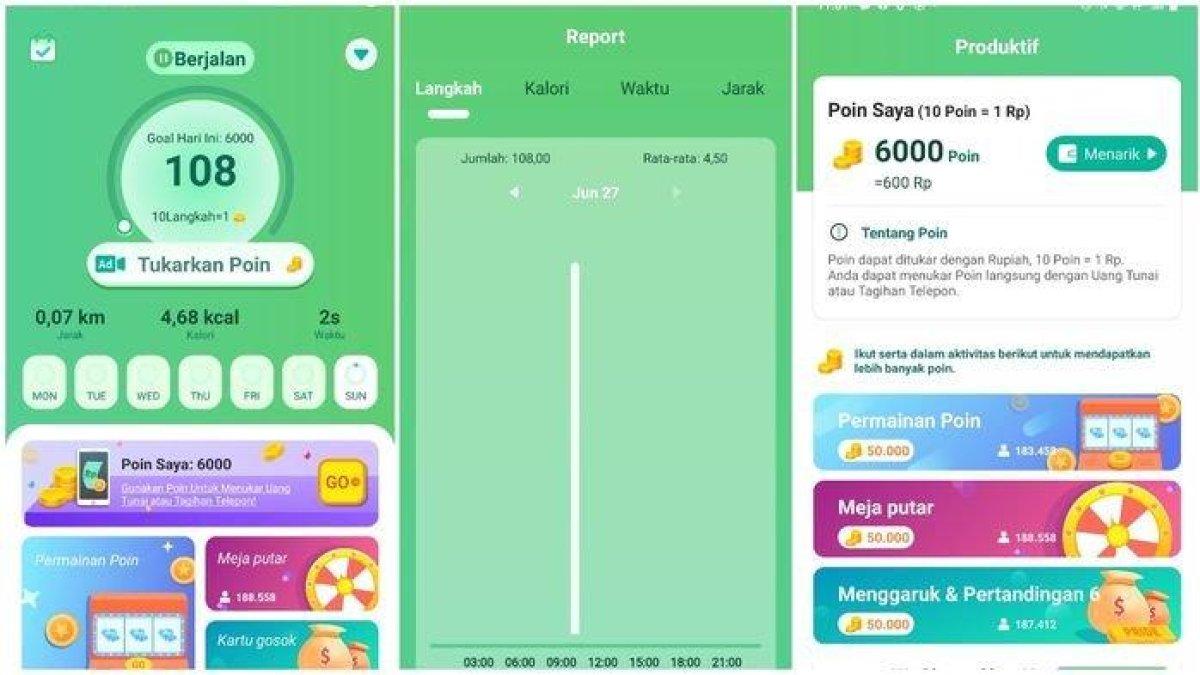 Aplikasi Penghasil Uang Cash Step