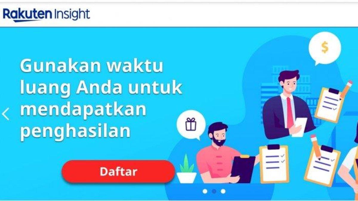 Aplikasi Penghasil Uang Rakuten Insight