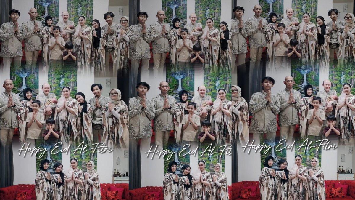 Ari Sigit merayakan Idul Fitri bersama keluarga istri