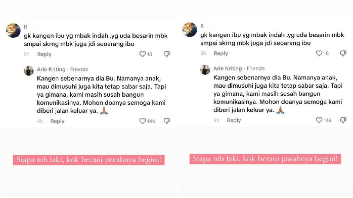 Arie Kriting bongkar perasaan Indah Permatasari dimusuhi ibunya
