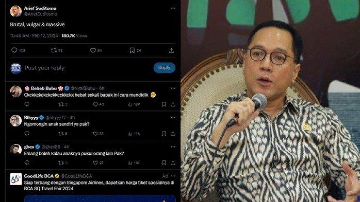 Arief Suditomo sempat singgung soal brutal sebelum anaknya ketahuan terlibat bullying