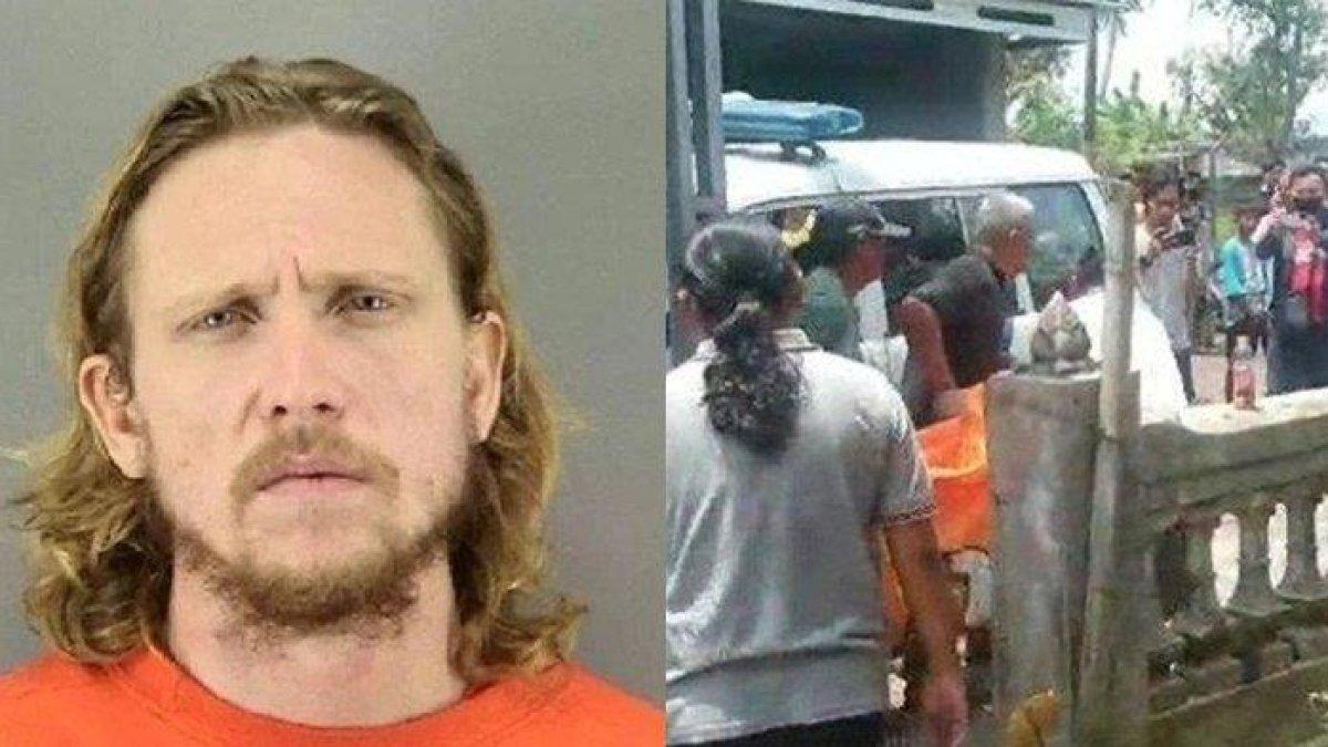 Arthur Leigh Welohr (35) bule Amerika tega membunuh ayah mertuanya di Banjar, Jawa Barat pada Minggu (24/9/2023) siang.