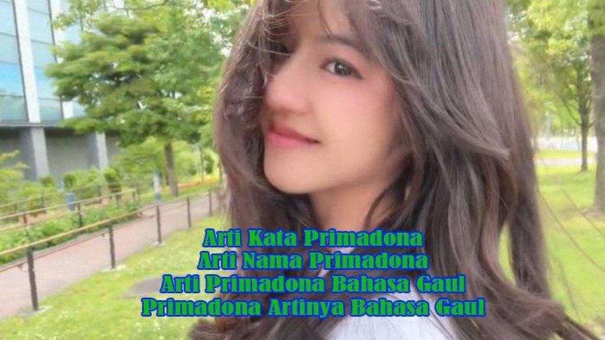 Arti Kata Primadona dan Arti Nama Primadona serta Arti Primadona Bahasa Gaul dan Primadona Artinya