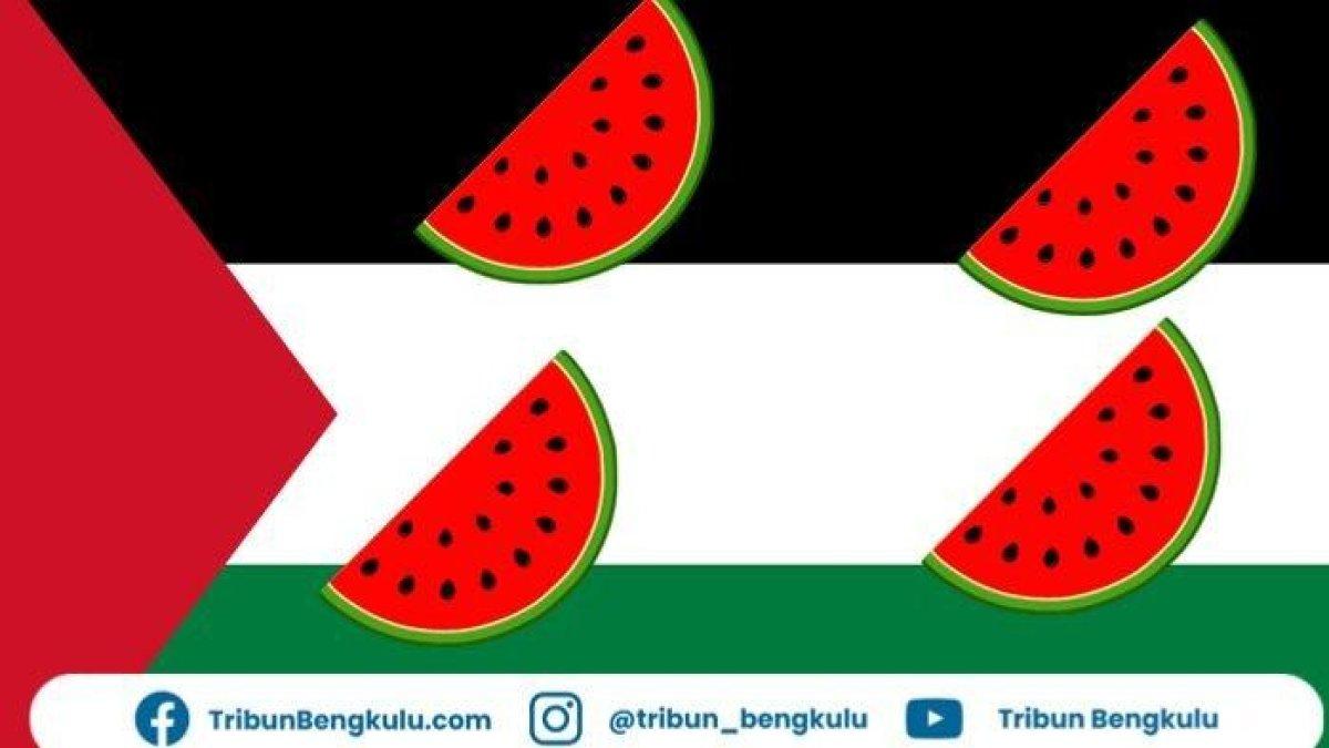 Arti emoji semangka kini viral sebagai salah satu bentuk dukungan untuk Palestina.