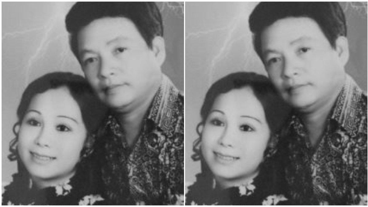Artis Kieu Mai Ly bersama mendiang suaminya