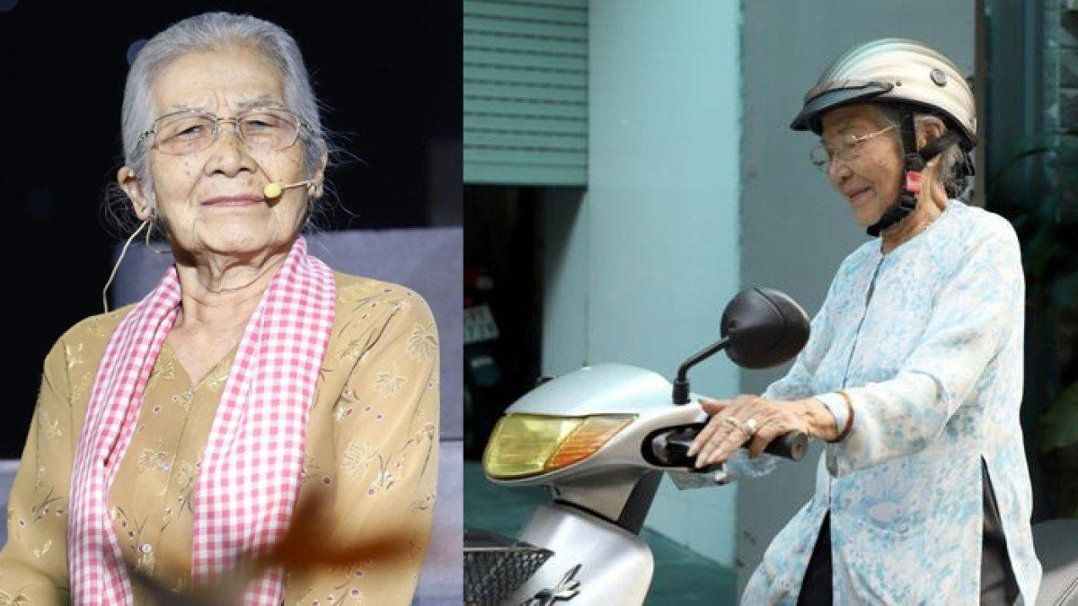 Artis Vietnam, Phi Dieu, kendarai sepeda motor ke lokasi perform