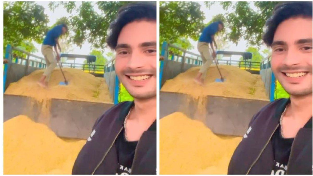 Asib Ali baru saja panen padi, ternyata di India jadi juragan
