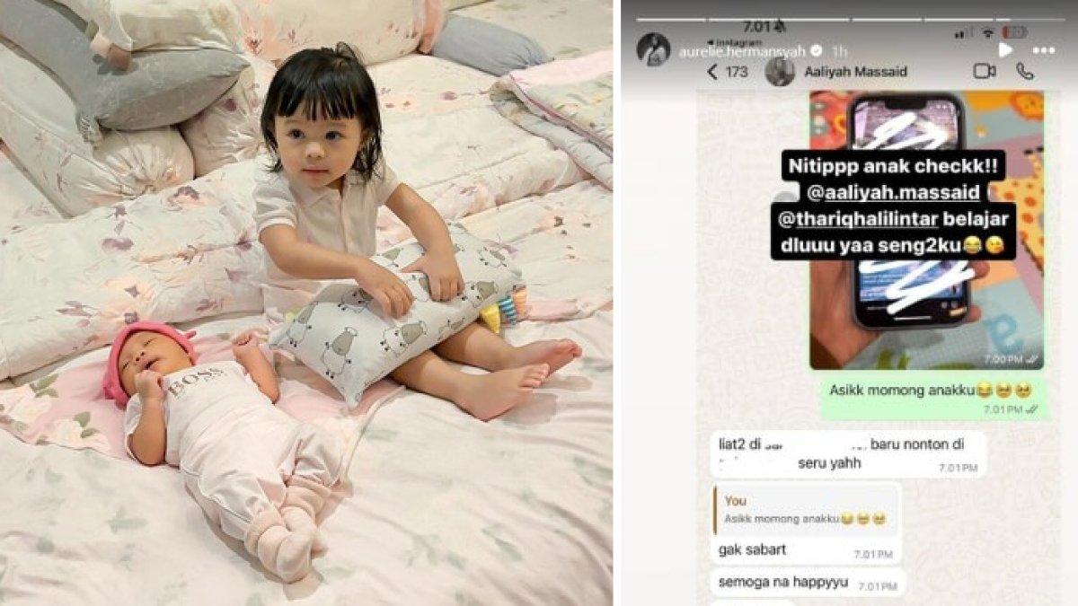 Aurel Hermansyah titipkan Ameena dan Azzura ke Aaliyah Massaid dan Thariq Halilintar selama haji.