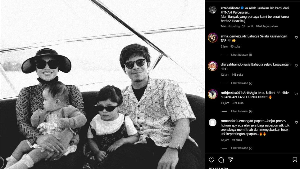 Aurel Hermansyah Akhirnya Tanggapi Hoaks Sauaminya Atta Halilintar dan Ria Ricis yang Menikah Siri