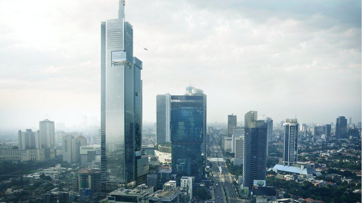 Autograph Tower, di Kompleks Thamrin Nine, Jakarta Pusat.