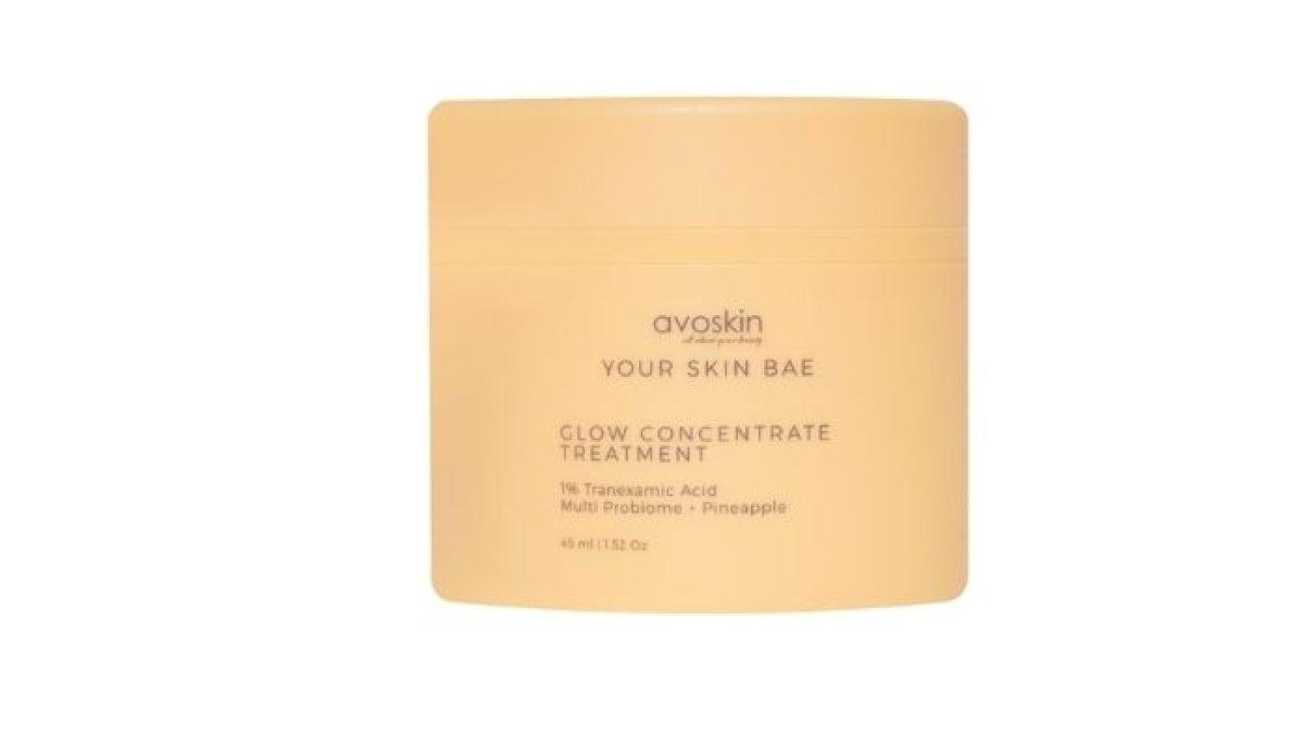 REKOMENDASI NIGHT CREAM - Foto produk Avoskin YBS Glow Concentrate Treatment 1 persen Tranexamic Acid + Multi Probiome + Pineapple, diolah dari sociolla.com, Sabtu (22/2/2025). Berikut rekomendasi night cream untuk kulit berminyak, wajah glowing tanpa kilap berlebih di pagi hari