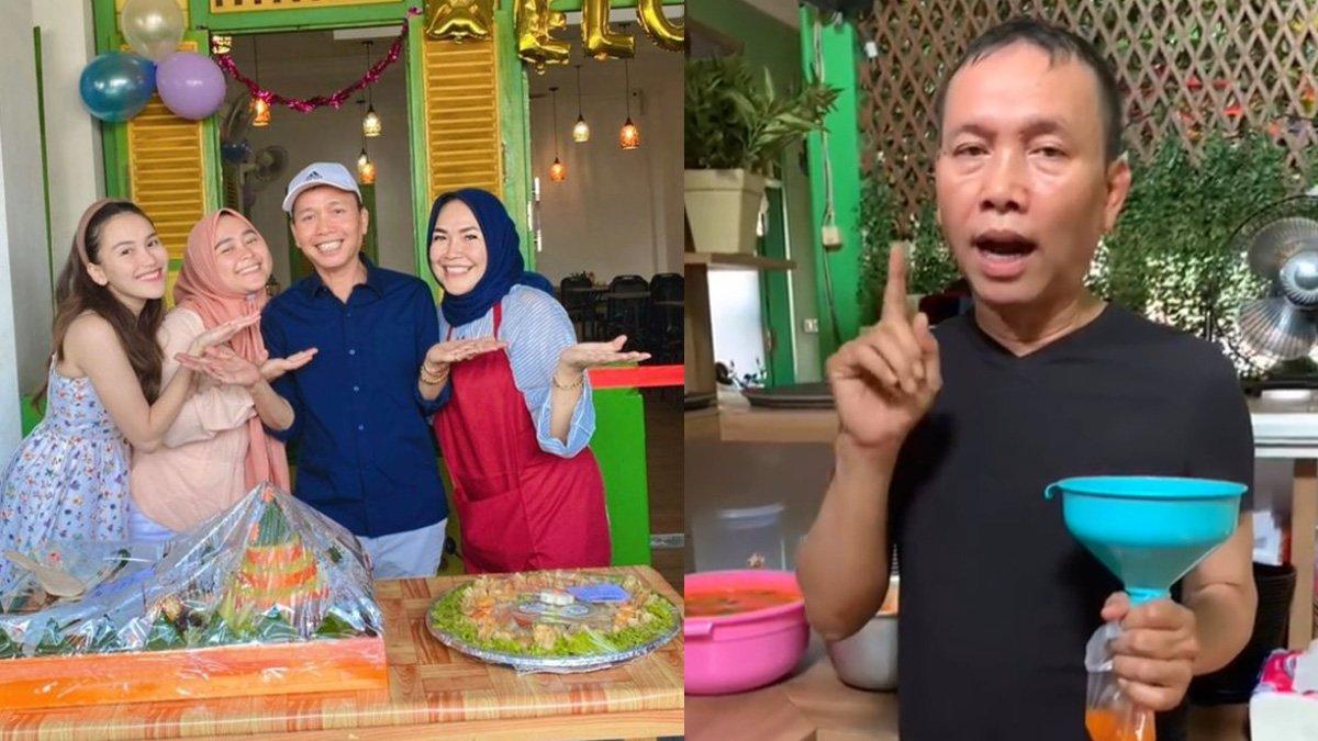 Ayah Rozak, ayah Ayu Ting Ting buka warung makan setelah pensiun