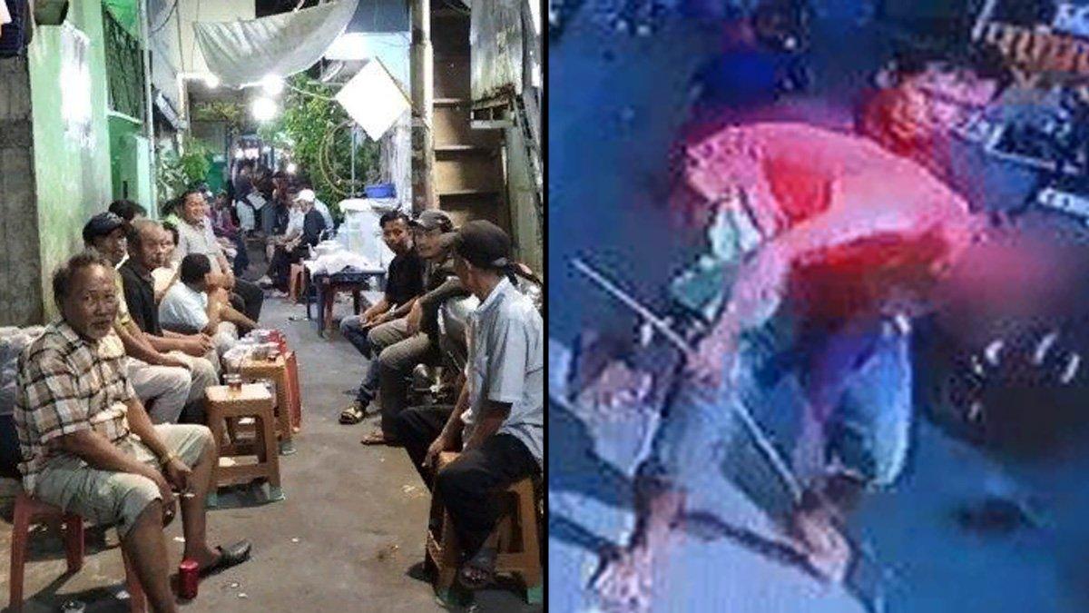 Ayah aniaya anak kandung hingga tewas di Muara Baru, Jakarta Utara, terekam CCTV, Rabu (13/12/2023).