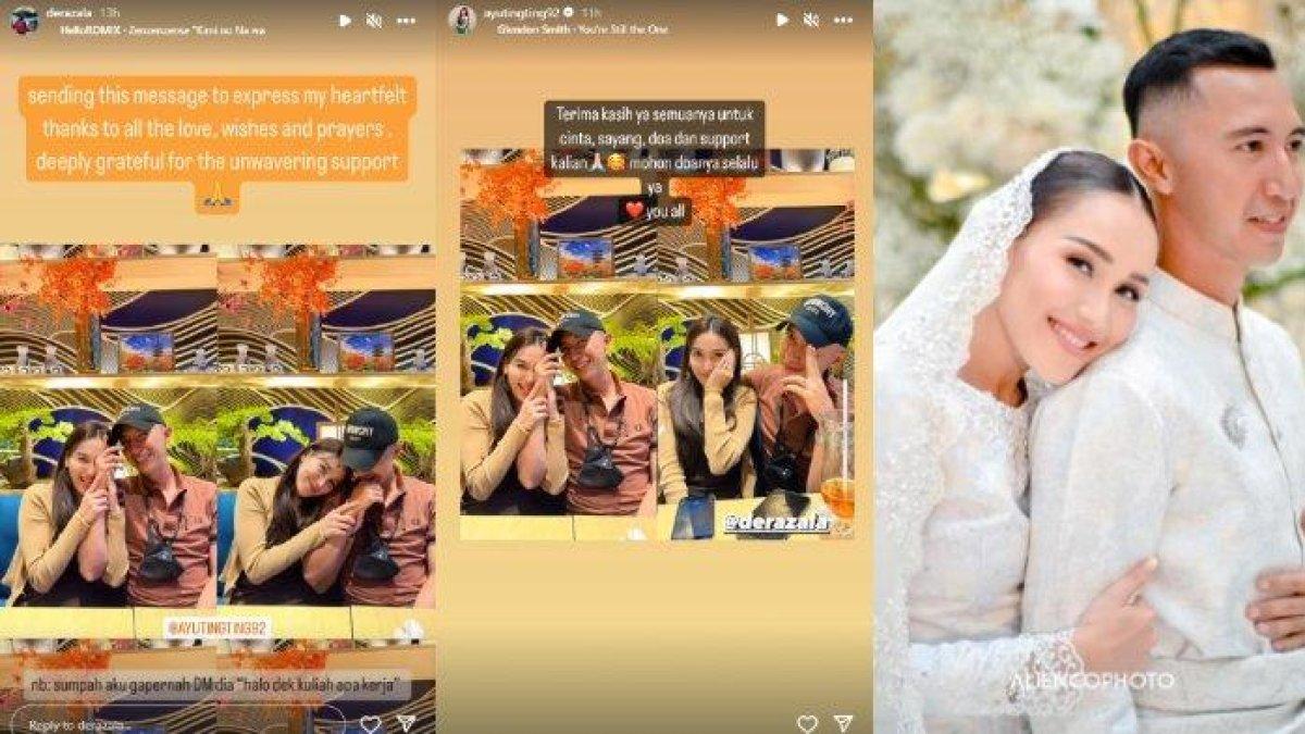 Ayu Ting Ting dan Muhammad Fardana pamer foto mesra.