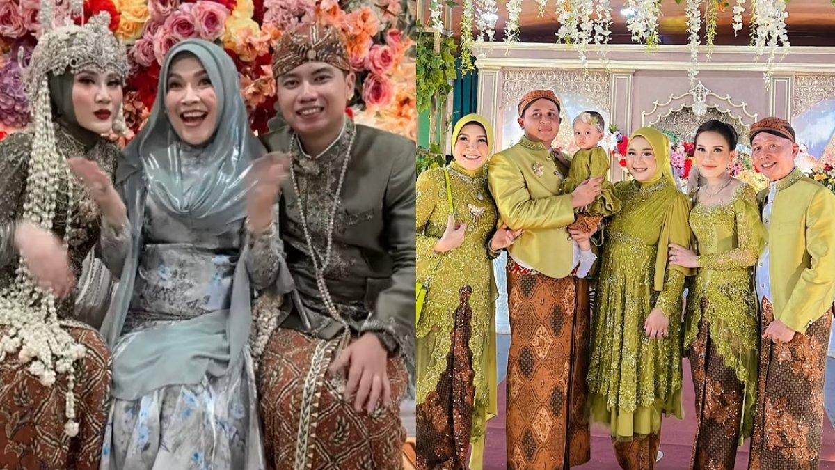 Ayu Ting Ting dan keluarga menghadiri pernikahan keponakan di Bandung