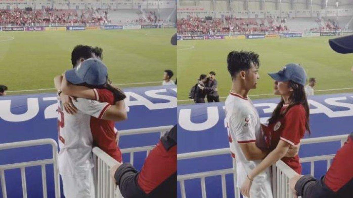 Azizah Salsha bahkan menyempatkan diri terbang ke Doha, Qatar untuk mendukung suaminya, Pratama Arhan.