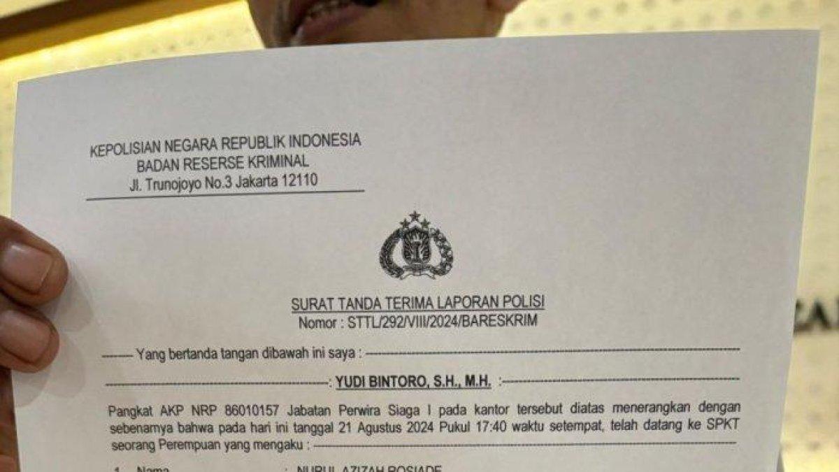 Azizah Salsha membuat laporan ke Bareskrim Polri, Rabu (21/8/2024). Melalui laporan tersebut ia memperkarakan pemilik akun media sosial yang menyebar hoaks dan fitnah hingga mencederai citranya.