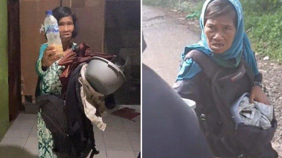 Baliah ungkap alasan jadi pengemis di kawasan Gunung Salak, Kecamatan Pamijahan Kabupaten Bogor, Jawa Barat.