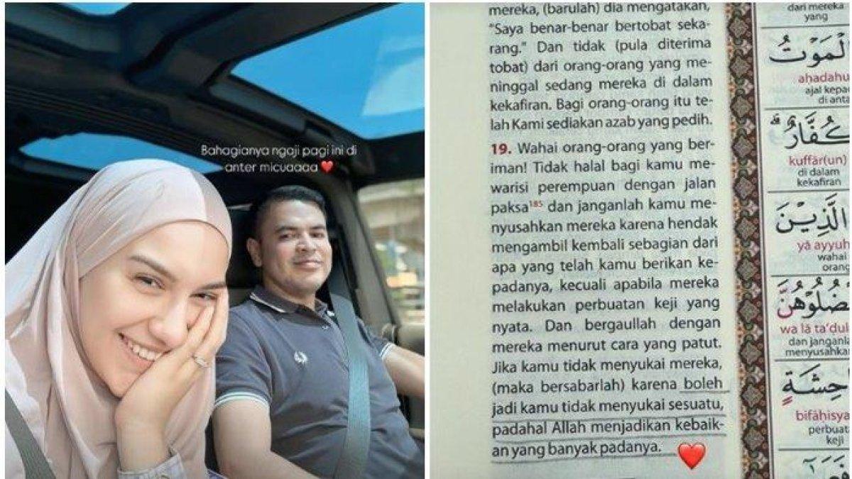 Baru dinikahi Haldy Sabri, Irish Bella tiba-tiba posting ayat Al Quran yang turun gara-gara wanita terzalimi